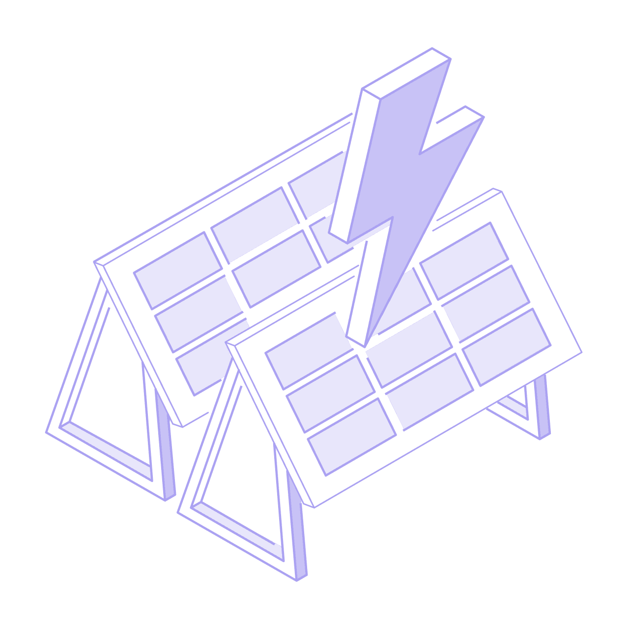 Solar Farms illustration
