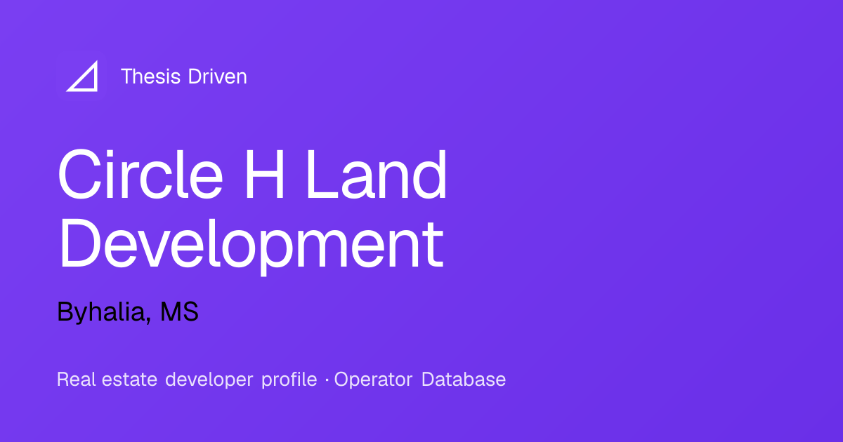 Circle H Land Development | Real Estate Developer in Kansas City, KS